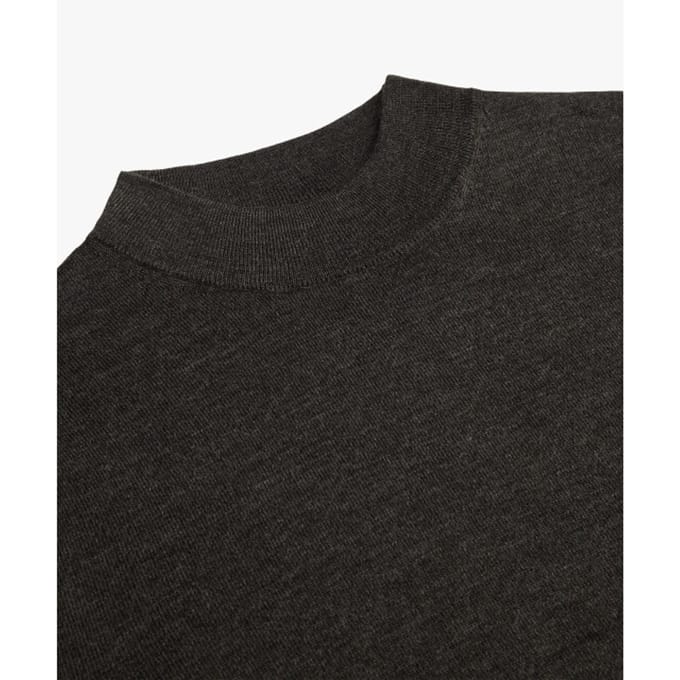 Profuomo Ppxj30028g pullover mock neck dark brown