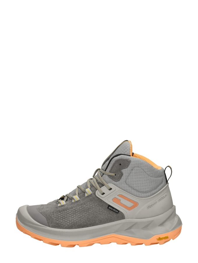 Grisport Discovery Mid grijs roze wandelschoenen uni (15407-177)