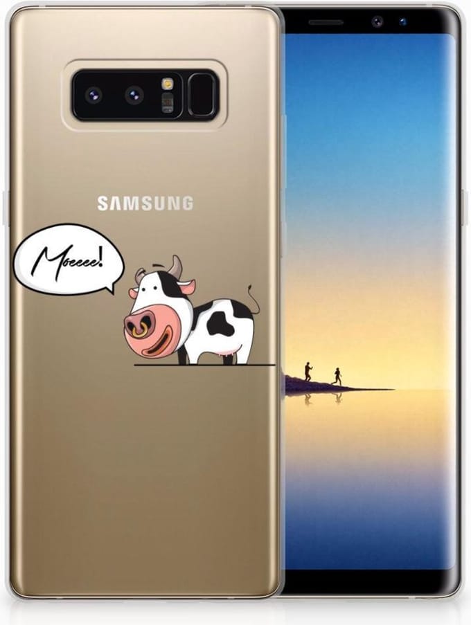 Samsung Galaxy Note 8 Telefoonhoesje met Naam Cheeky Cow