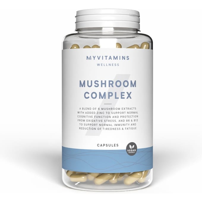 6 In 1 Paddenstoelencomplex-capsules - 60CAPSULES, 30servings