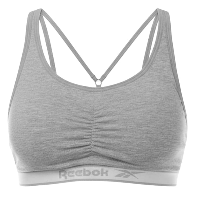 Reebok Dames/Dames Logo Sportbeha (Grijs)