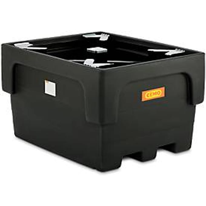 IBC-lekbak, polyetheen, 1100 l, 1500 kg, inrijvakken