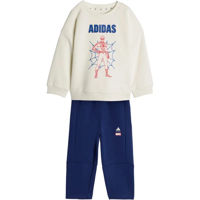 Adidas Sportswear Adidas Marvel Spider-Man Joggingpak - Kinderen - Wit