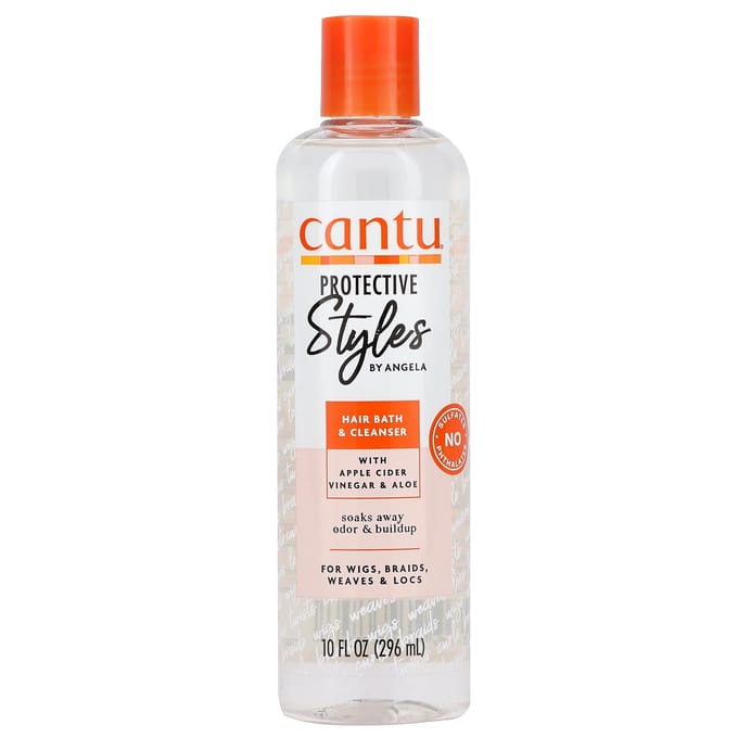 Cantu, Styles Protective by Angela, Hair Bath & Cleanser, 10 fl oz (296 ml) white