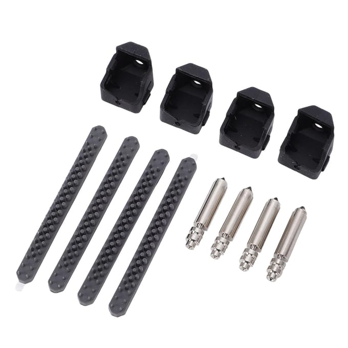 4 Pièces Buse de Hotend de Remplacement pour Imprimante 3D Kobra X 0,25 mm 0,4 mm 0,6 mm Acier Trempé Buse à Changement Rapide avec 4 black