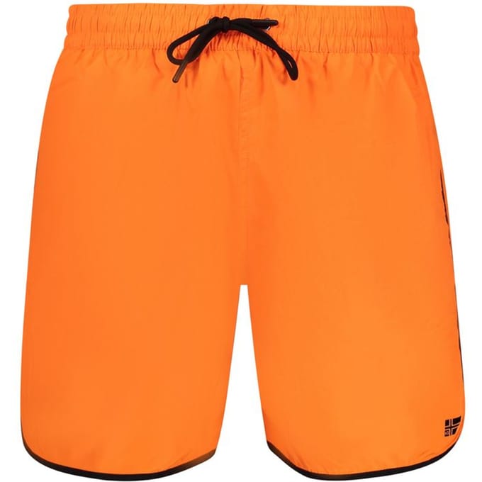 Noorwegen 1963 Oranje Polyamide Heren Zwem Boxershort