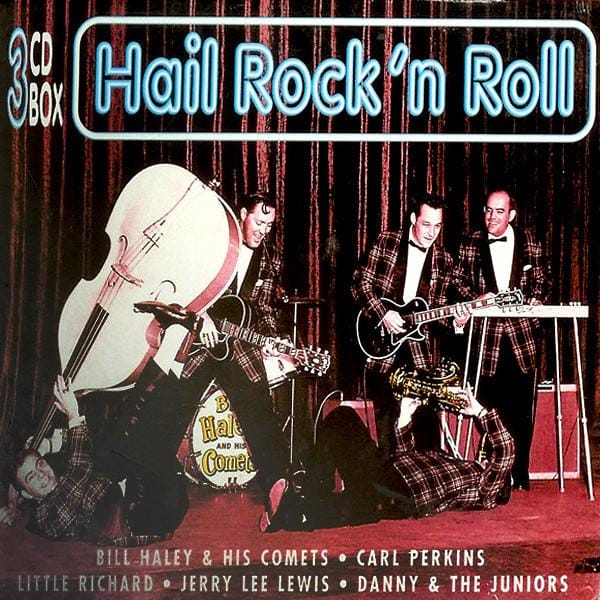 CD VARIOUS - Hail Rock 'N Roll KBOX375 K-Box Records 1997 Nederland Rock Gebruikt white