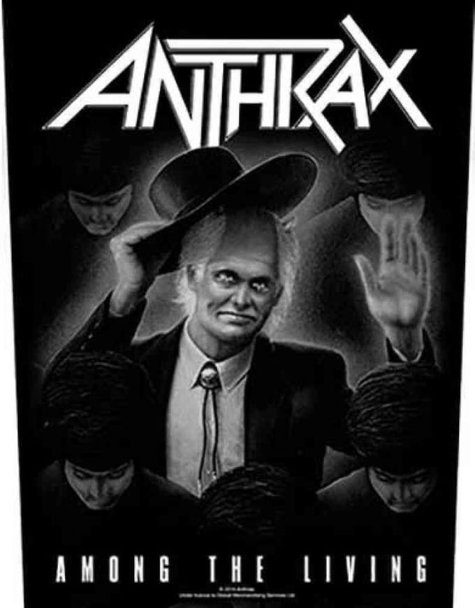Anthrax - Among The Living Rugpatch - Zwart
