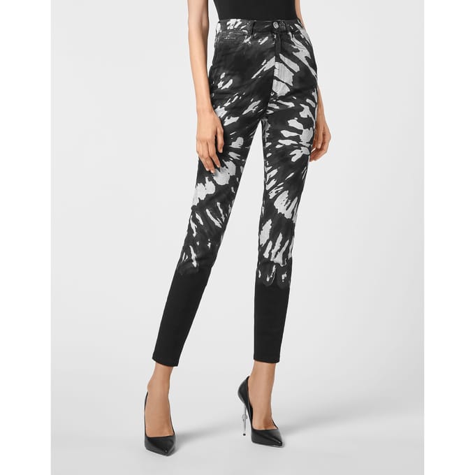 Super Hoge Taille Jegging Tie Dye
