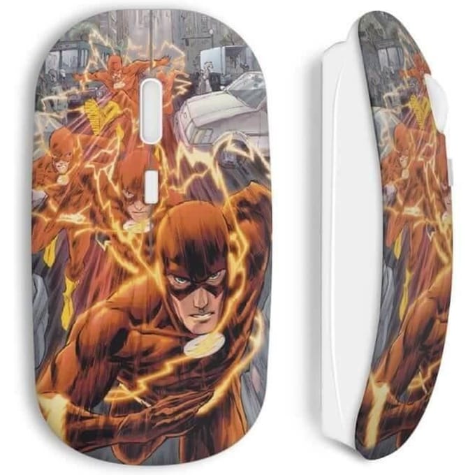 Souris sans fil flash style marvel