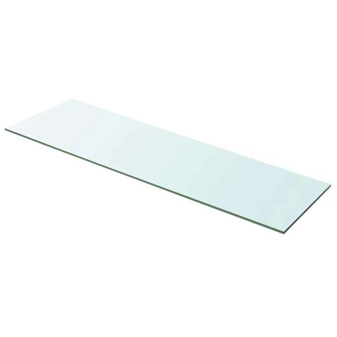 vidaXL - Wandschap - transparant - 100x30 - cm - glas