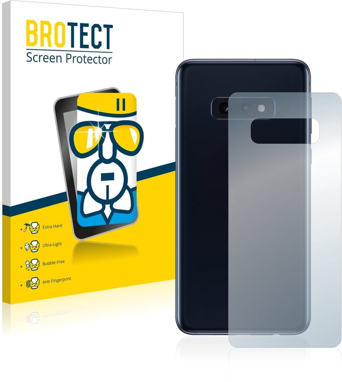 Screenprotector voor Samsung Galaxy S10e (Achterkant) Beschermglas transparant