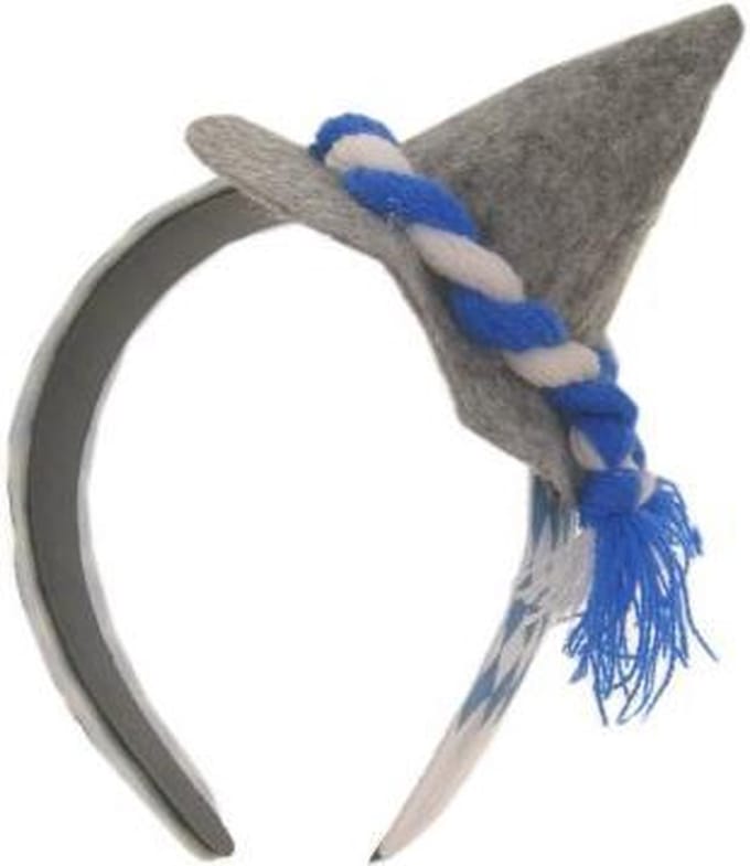 Hoofdband oktoberfest met mini bayern hoedje one size