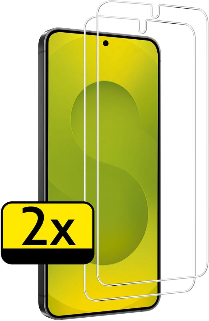 Screenprotector - Geschikt voor Samsung Galaxy S25 Edge - 2 Stuks - Extra Sterk - Beschermglas - Gehard Glas - Tempered Glass - Screen Protector
