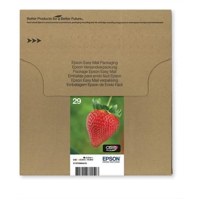 Epson EasyMail Aardbei Multipack 4 Kleuren - Inktcartridges voor printers (29 stuks) kantoor elektronica