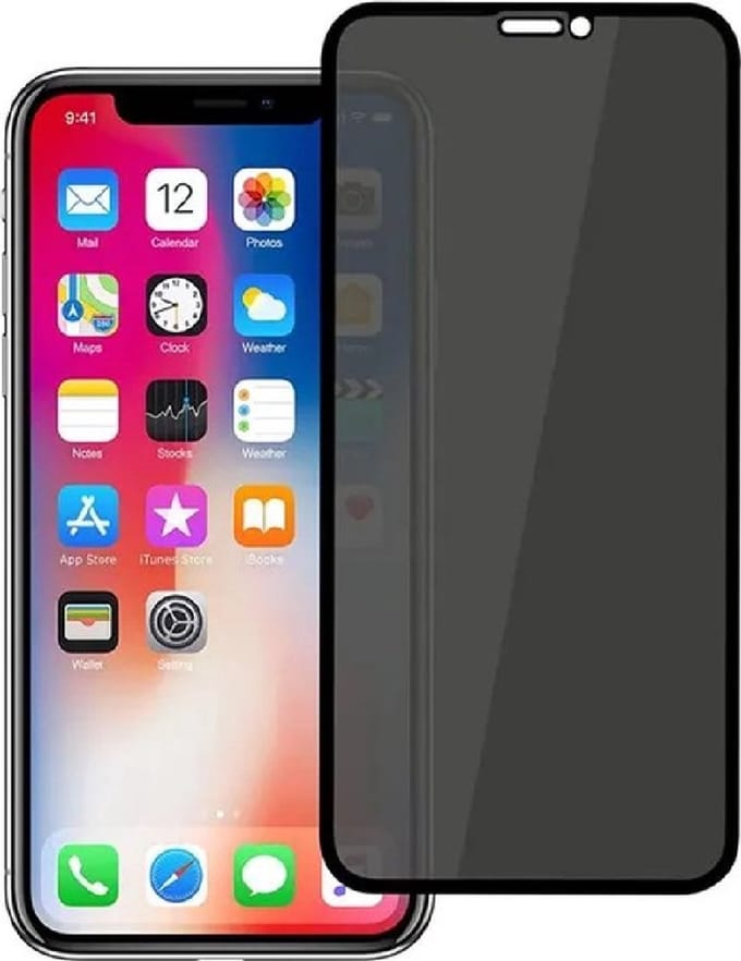 Privacy Screenprotector Geschikt voor iPhone 11/ XR - iPhone 11/ XR Privacy Tempered Glass