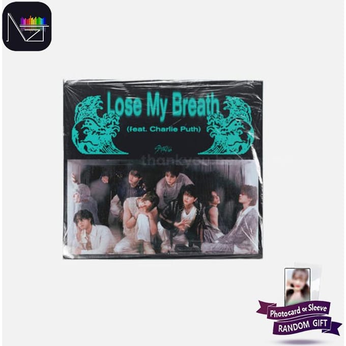 Stray Kids – Single [LOSE MY BREATH] (exploit. Charlie Puth) 1PCS black
