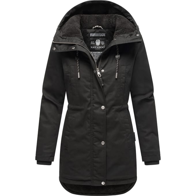 Navahoo Winterfunke dames winterjas met teddyvoering
