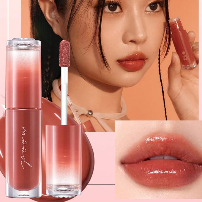 Peripera, Ink Mood Glow Tint, 03 Rose in Mind, 4g (0.14oz) red