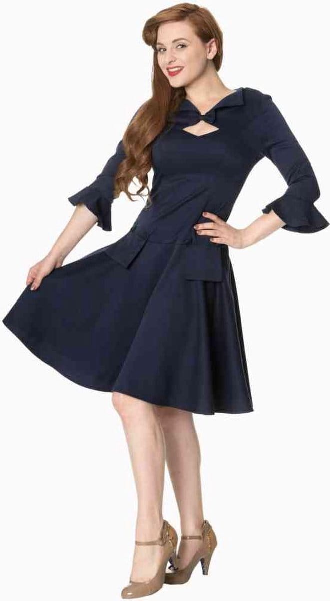 Dancing Days - EVERLASTING Flare jurk - M - Blauw