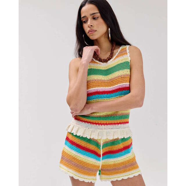 Harper & Yve Martha-ss Tops & T-shirts Dames - Shirt - Multi - Maat S