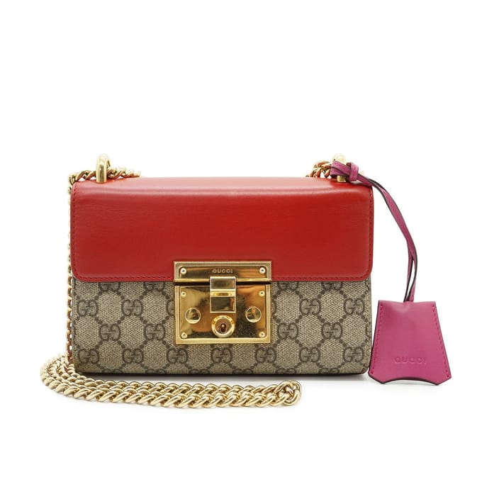 Gucci Katoenen Schoudertas Met Hangslot