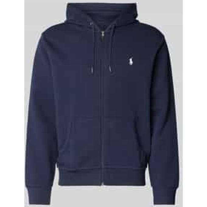 Sweater Ralph Lauren Sweatshirt zippé à capuche bleu marine