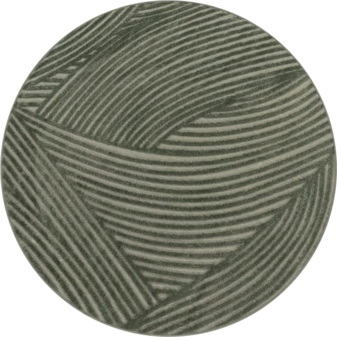 Binnen- en buitenkleed Cotara groen 120 cm rond
