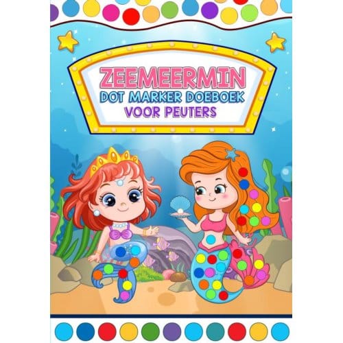 Zeemeermin Dot Marker - Doeboek Voor Peuters - Peuterspeelgoed & Meer