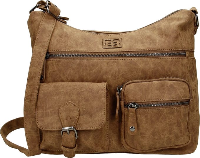 Enrico Benetti Ardèche Schoudertas Dames - Camel