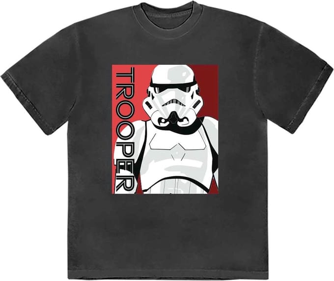 Disney Star Wars - Trooper Card Heren T-shirt - M - Zwart