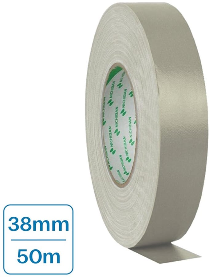 Gaffa tape Nichiban grijs 38 mm x 50 meter