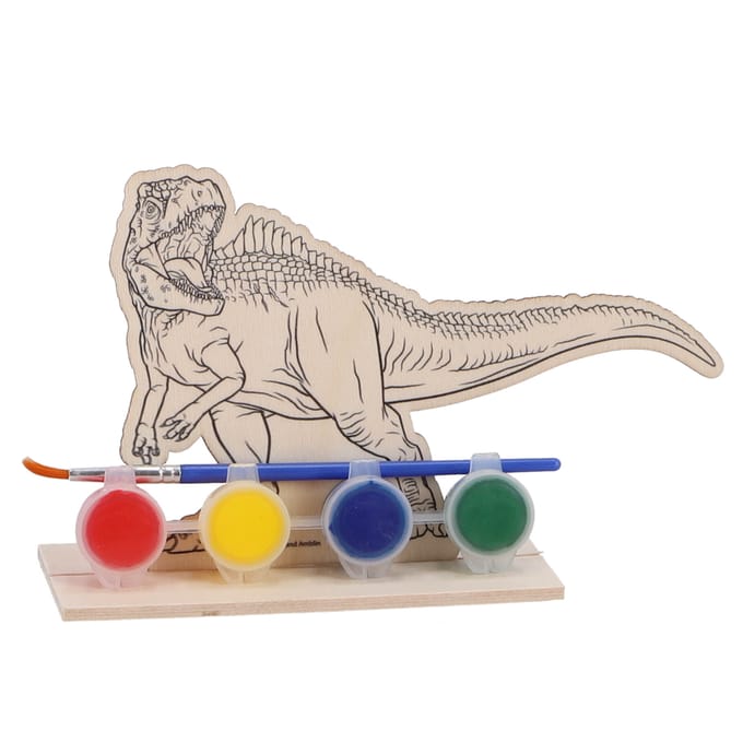 Overige Merken Houten Dino Schilderset Assorti