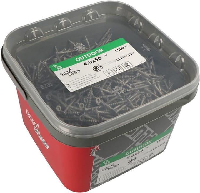 Dynaplus - Unischroeven - Torx 20 platkop - 4 x 50mm - AR-Coating (1500 stuks)
