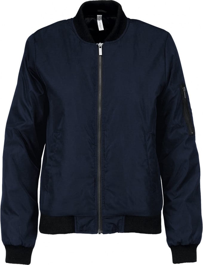 Kariban Dames bomberjack K6123 - Navy - L