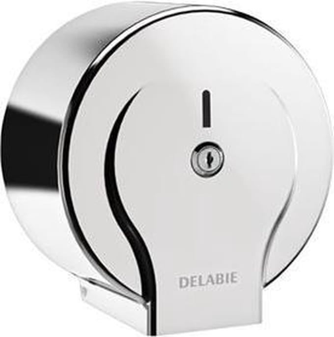 Toiletpapierverdeler vr rol 200 m RVS 304 glanzend gepolijst