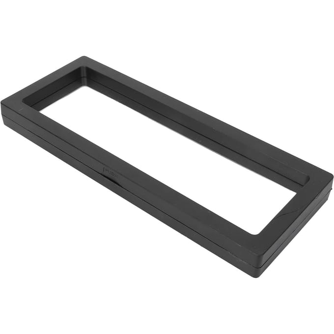 Zwevende Vitrine Stofdicht Oxidatiebestendigheid Sieraden Display Standaard Houder Suspensie Frame black