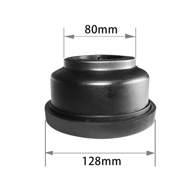 Accessoires voor autobalancers, balanceermachine voor banden, naafmoer met snelsluiting zwart
