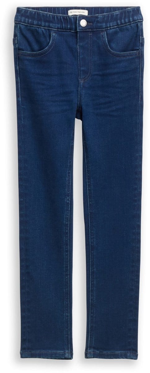 Tom Tailor - Treggings broek met stretch - Maat 98 - mid stone bright blue denim