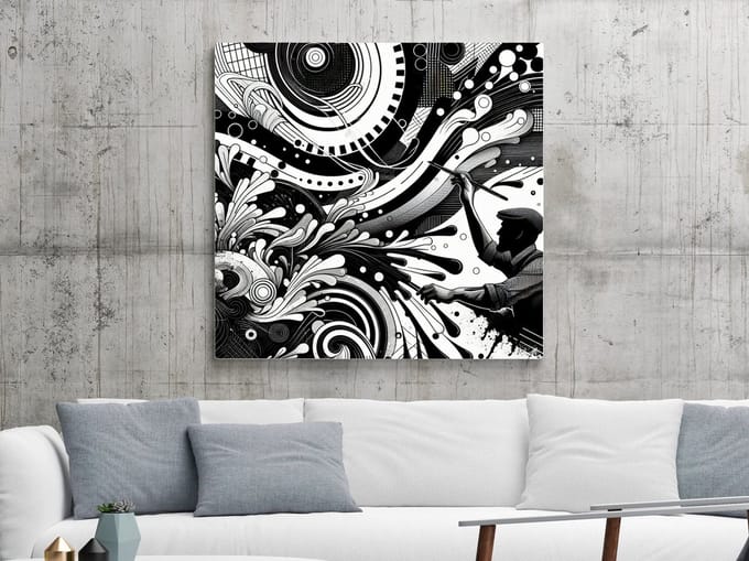 Kunstprint | Wanddecoratie | Dibond | 20 × 20 cm
