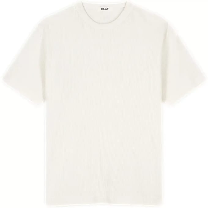 T-shirt van gaas Olaf Hussein Waffle Tee
