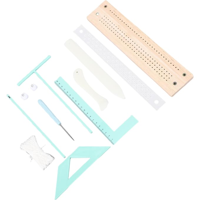 Boekbindbenodigdheden Kit Multifunctionele Draagbare Boekbinden Scrapbooking Gereedschapsset voor Dagboek Mini white