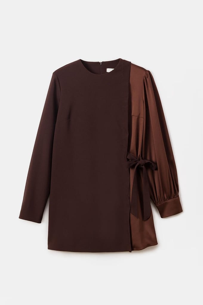 Touché Privé - Tuniek in contrastkleuren - Bruin - Dames