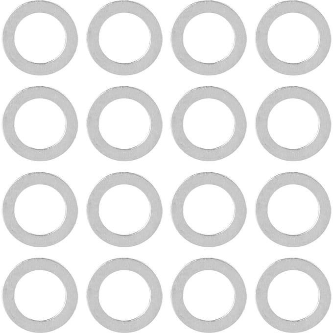 60 Stuks Sluitring Vlak RVS 6mm ID 9mm OD Accessoire Set Kit voor Onderhoud480706090500