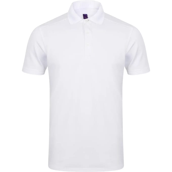 Stretch polyester polo Henbury