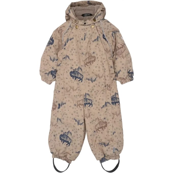 Ski overall polyester voor baby Mikk-Line Aop Floral