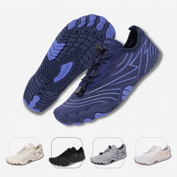 DOTALES - FlowStep barefoot schoenen Blau 37