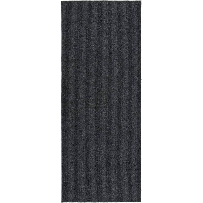Vidaxl Vuilabsorberend Vloerkleed, 100X250 Cm, Antraciet