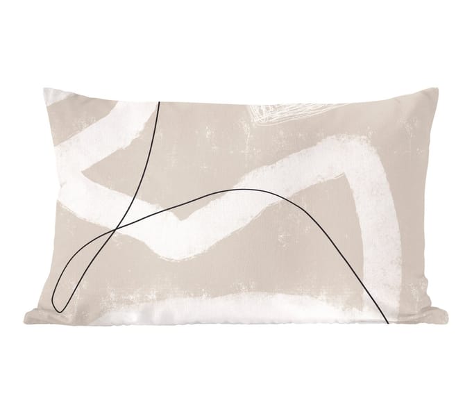 Sierkussens - Kussentjes Woonkamer - 60x40 cm - Lijn - Abstract - - Design