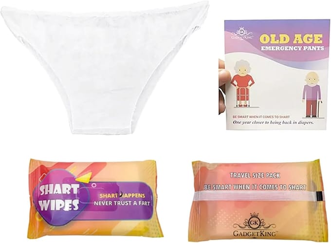 Noodbroek Cadeau - Grappige Vulling - Feestelijke Verrassing - Twee Items - 70 g - Niet gespecificeerd